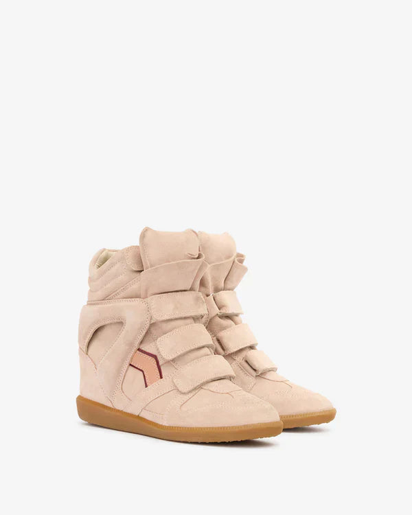 Bekett leather wedge sneakers