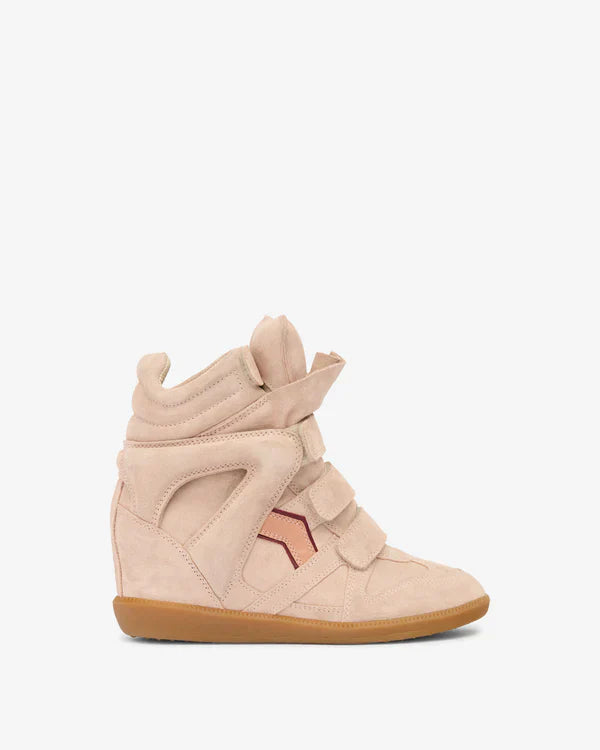 Bekett leather wedge sneakers