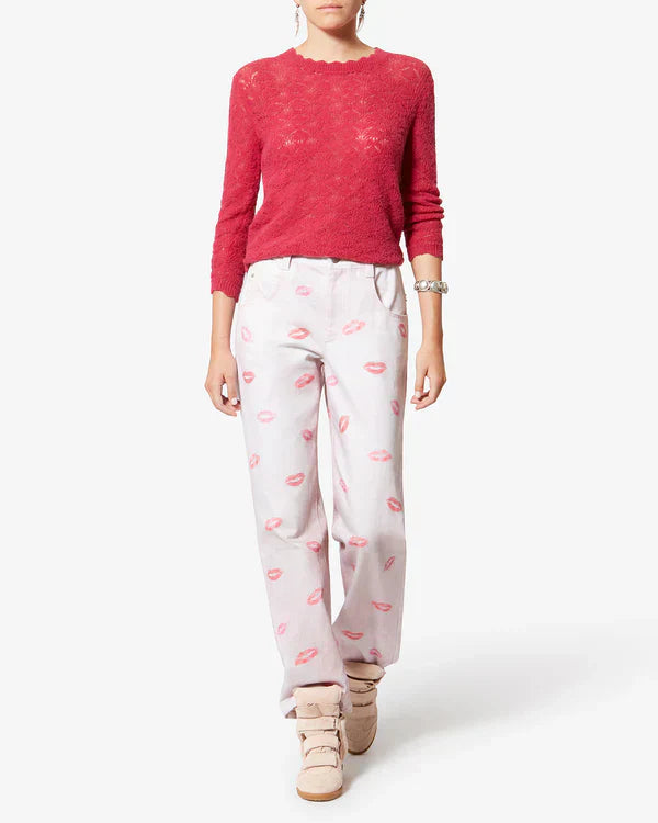 Bekett leather wedge sneakers