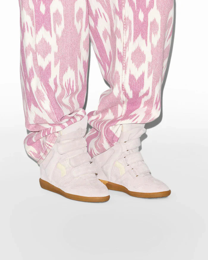 Bekett leather wedge sneakers