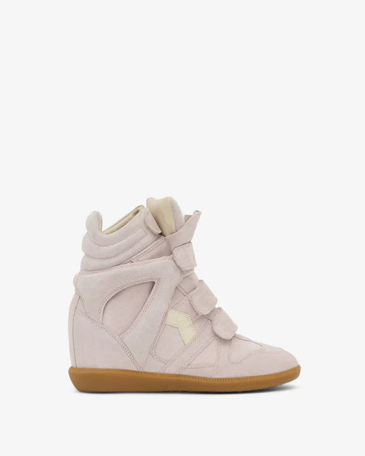 Bekett leather wedge sneakers