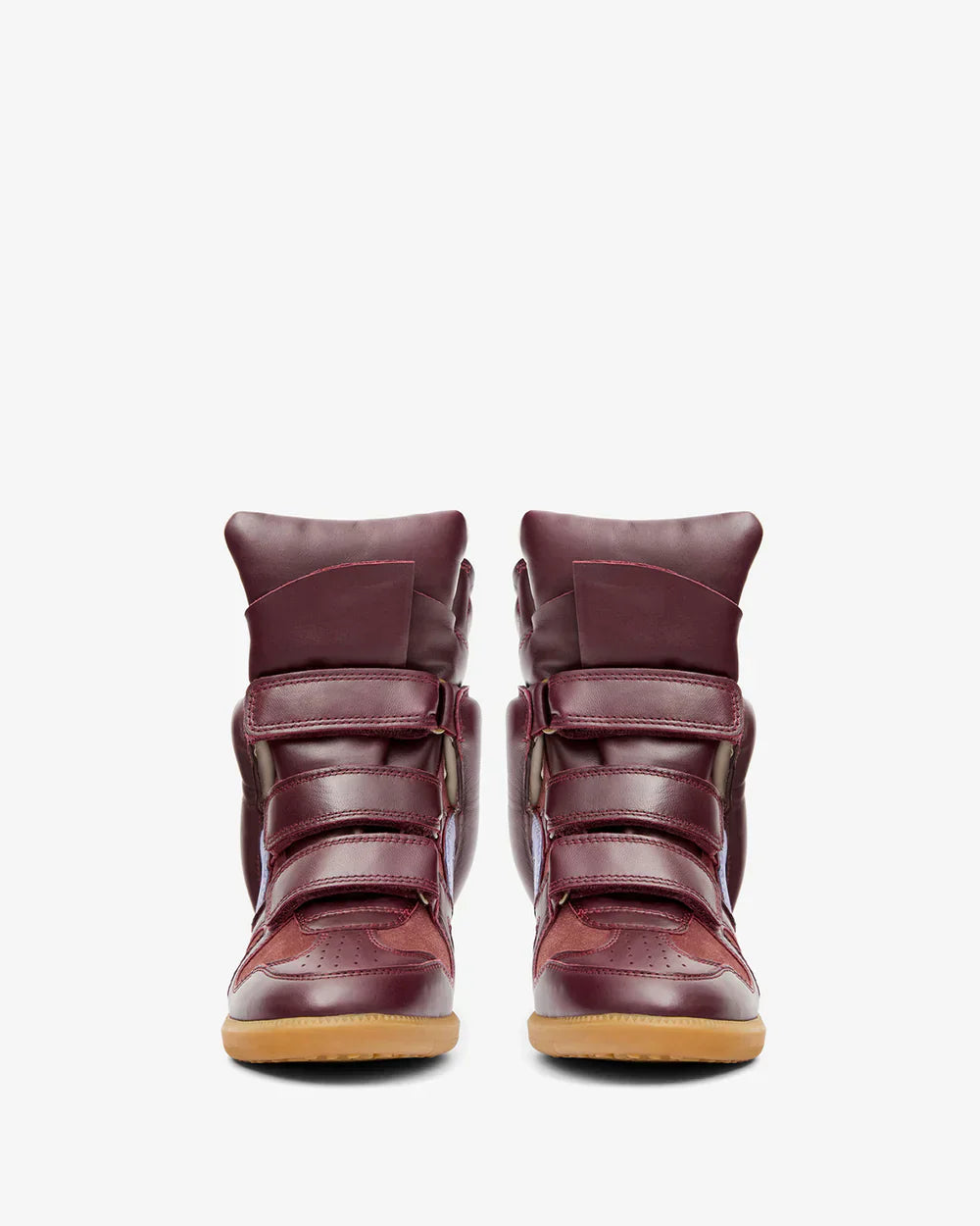 Bekett leather wedge sneakers