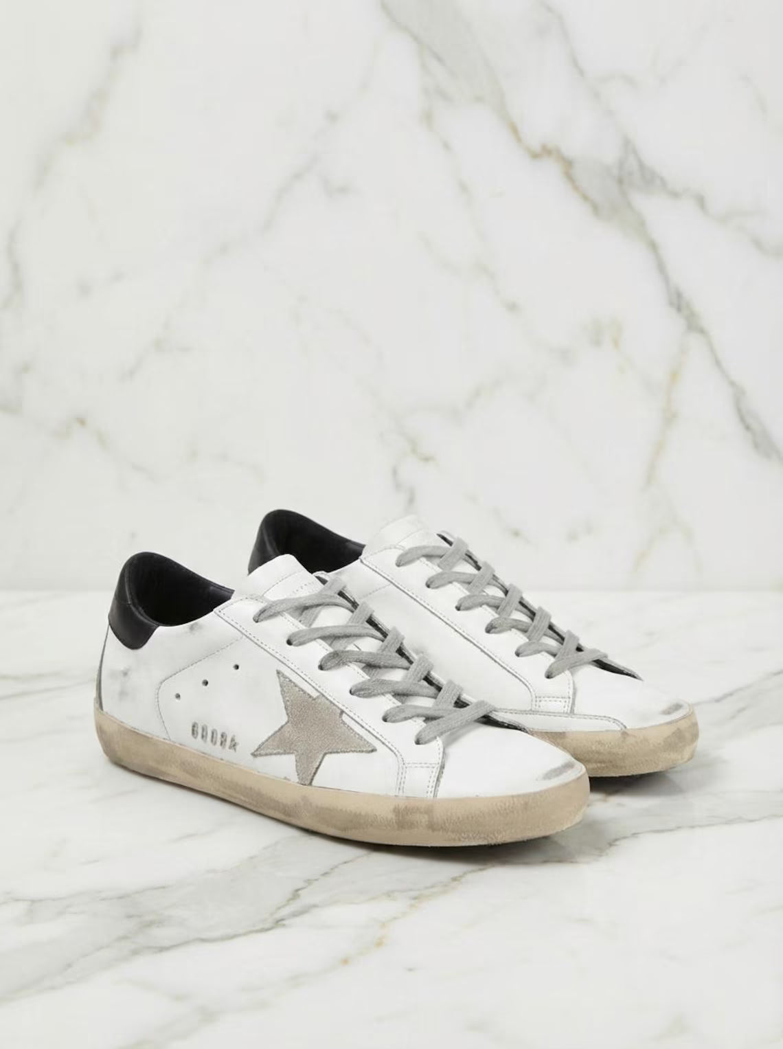 Authentic SUPERSTAR GOLDEN GOOSE Sneakers: ggdb white leather Shoes, Luxury Footwear