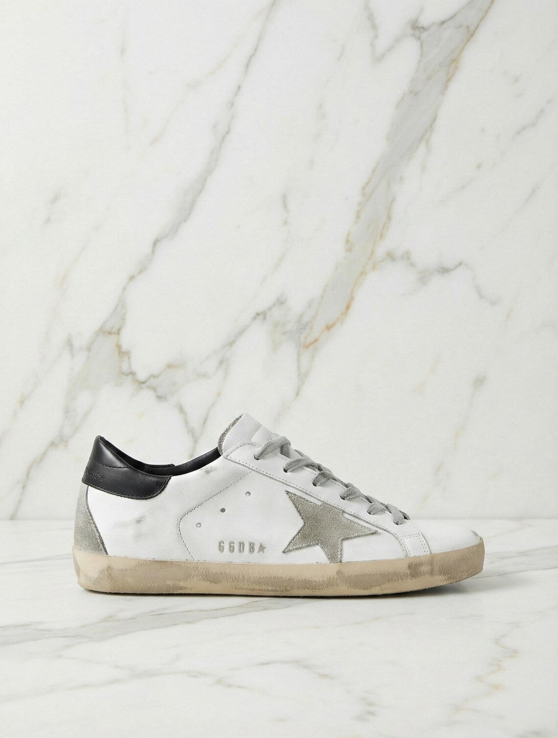 Authentic SUPERSTAR GOLDEN GOOSE Sneakers: ggdb white leather Shoes, Luxury Footwear