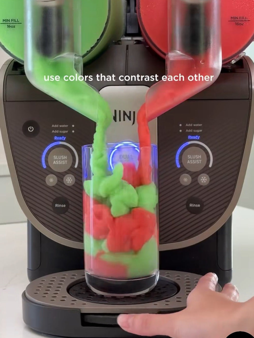 Ninja™ SLUSHi™ Twist Slushie Machine in blue, 10+ Servings