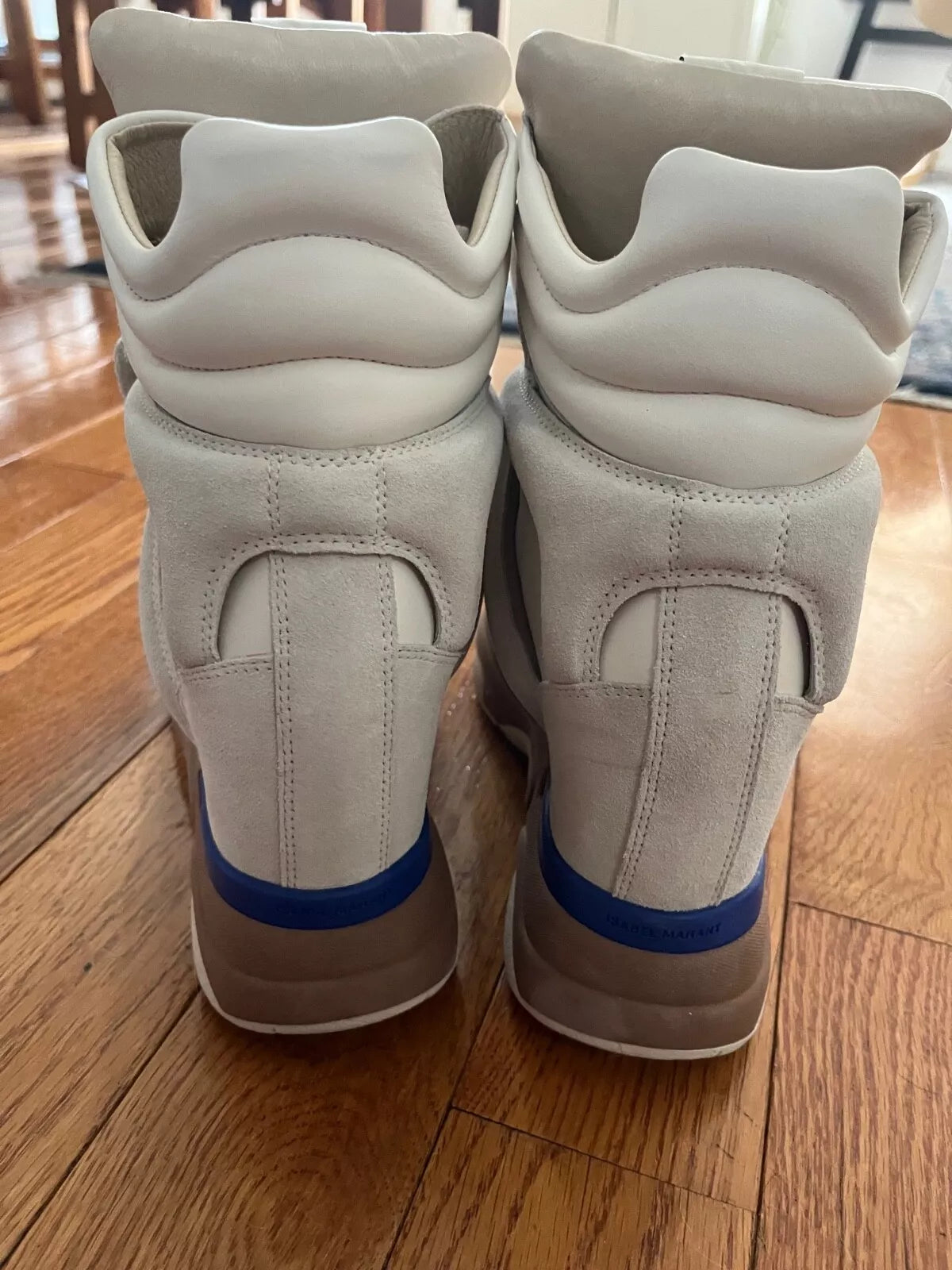 isabel marant sneakers BALSKEE SNEAKERS balskee high-top leather wedge